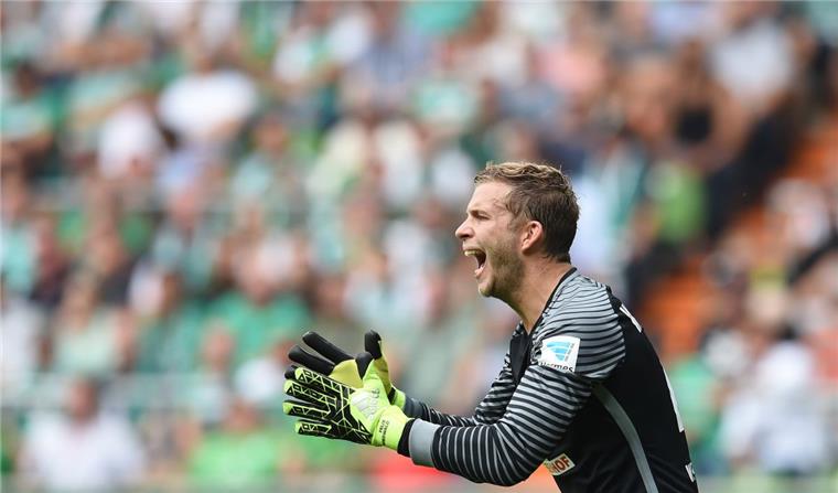 Skripnik stärkt Torhüter Wiedwald den Rücken Felix Wiedwald gerät bei Werder Bremen in die Schusslinie der Kritiker.