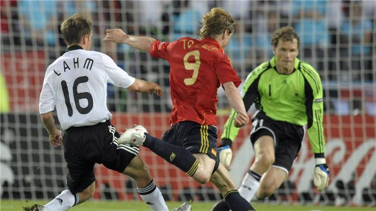 Fernando Torres schoss Spanien im EM-Finale 2008 gegen Deutschland zum EM-Titel.
