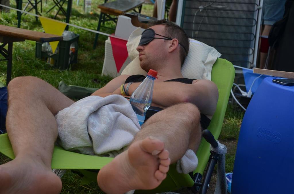 Festival macht müde...