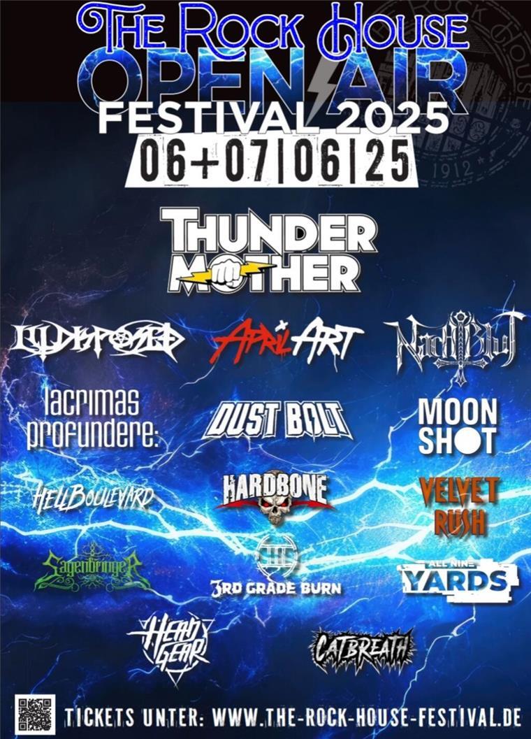 Stimmt ab - Freikarten für das coolste Foto vom Rock House Festival Plakat Rock House 2025