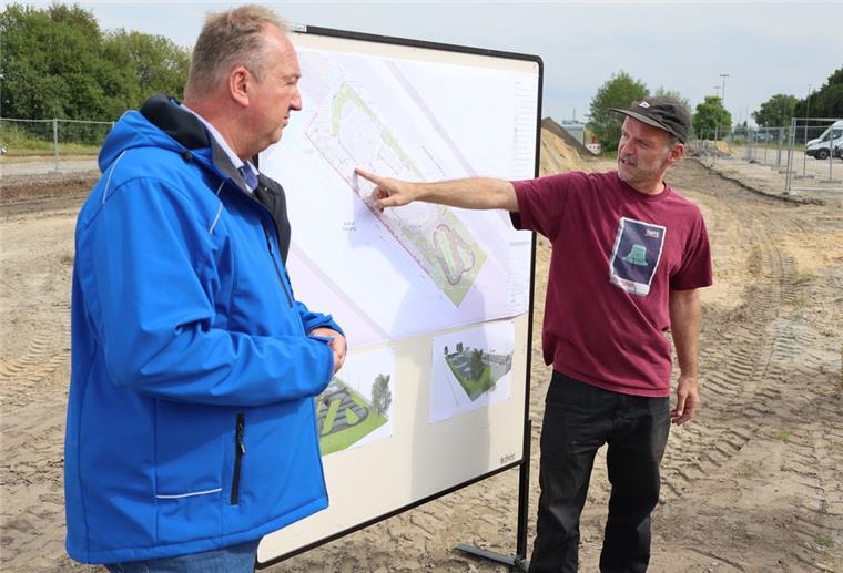 Cuxhaven: Erster Spatenstich für den neuen Skatepark am Bahnhof Skatepark am Cuxhavener Bahnhof wird gebaut