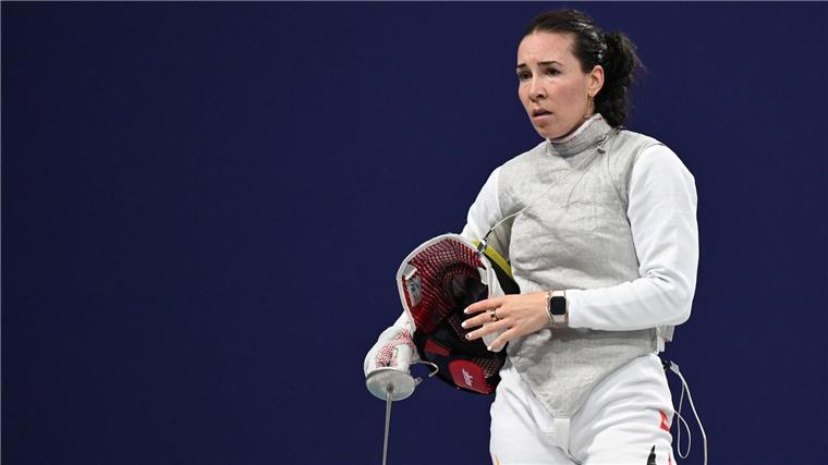 Florettfechterin Anne Sauer scheiterte bei ihrem Olympia-Debüt im Viertelfinale.