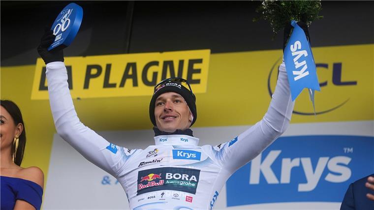 Florian Lipowitz hat auf der 19. Etappe der Tour de France den dritten Platz und das Weiße Trikot verteidigt. 