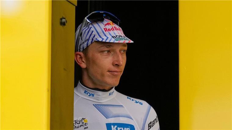 Rang drei: Lipowitz schreibt weiter an seinem Tour-„Märchen“ Florian Lipowitz trägt bei der Tour de France nun das Weiße Trikot des besten Nachwuchsfahrers.