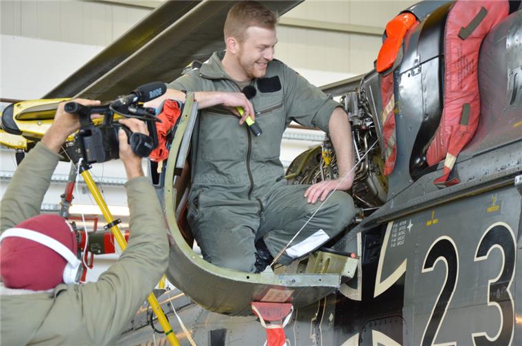 Florian Steffe macht als Bundeswehr-Model einen sehr guten Job.