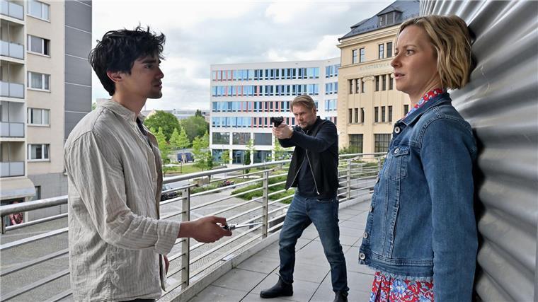 Försterin Saskia Bergelt und Kommissar Robert Winkler sind in der neuen Folge in Chemnitz.
