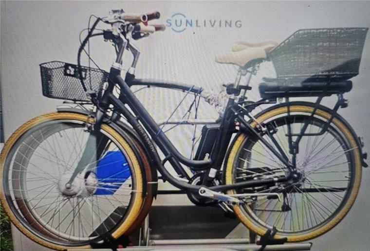 Vermisst in Cuxhaven: 57-jährige Birgit Schütt dringend auf Hilfe angewiesen Foto des mitgeführten Fahrrades der vermissten Birgit Schütt.