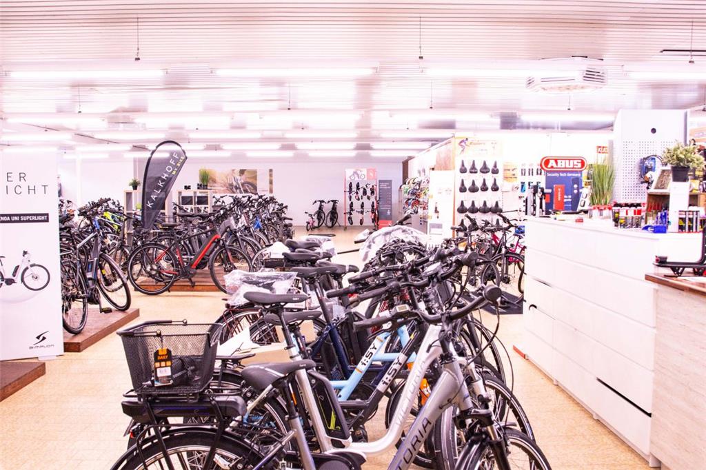 Fahrräder im Radhaus in Loxstedt.