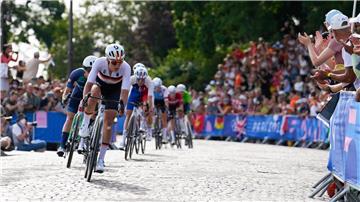 Franziska Koch wurde erst vier Kilometer vor dem Ziel vom Hauptfeld eingeholt.