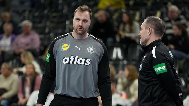 Kurz vor WM-Start: Nationaltorhüter Wolff ist Vater geworden Frisch gebackener Papa: Andi Wolff wurde im Spiel gegen Brasilien geschont.