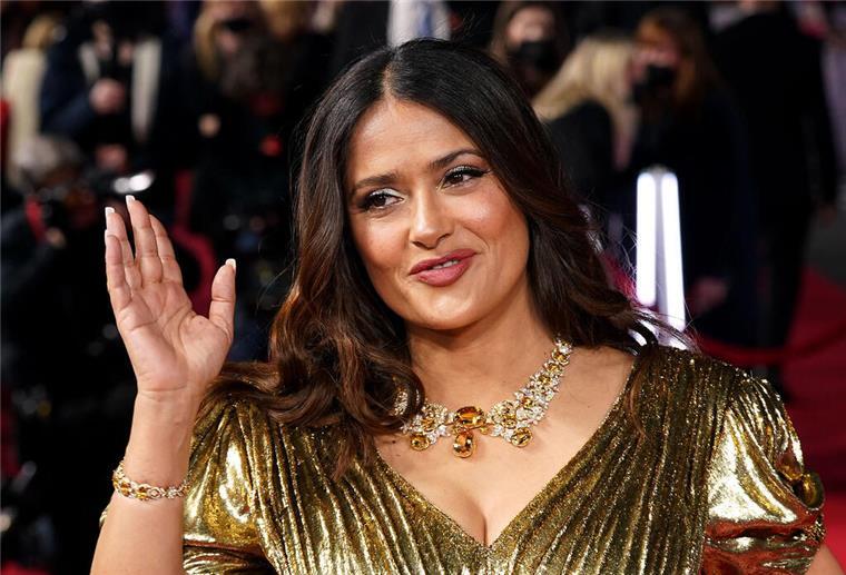Salma Hayek wollte immer Komödien machen Schauspielerin Salma Hayek steht auf dem roten Teppich