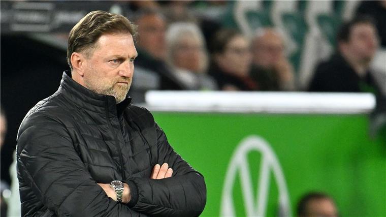 Frust pur bei Wolfsburgs Trainer Ralph Hasenhüttl.