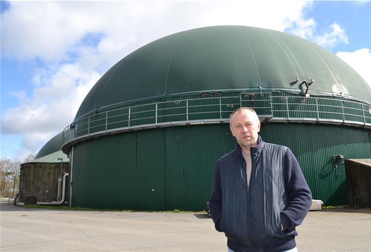 Warum wertvolles Biogas manchmal vernichtet wird Fünf Mal musste Onno Wilberts, Geschäftsführer der Biogas Ahe GmbH, in diesem Jahr schon wertvolles Biogas abfackeln. Foto Hansen