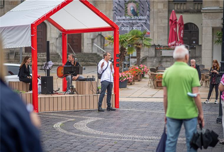 Hier gibt es Orte der Kultur und der Ruhe in Bremerhaven Fünf „Urbane Inseln“ stehen nun in der Bremerhavener Innenstadt.