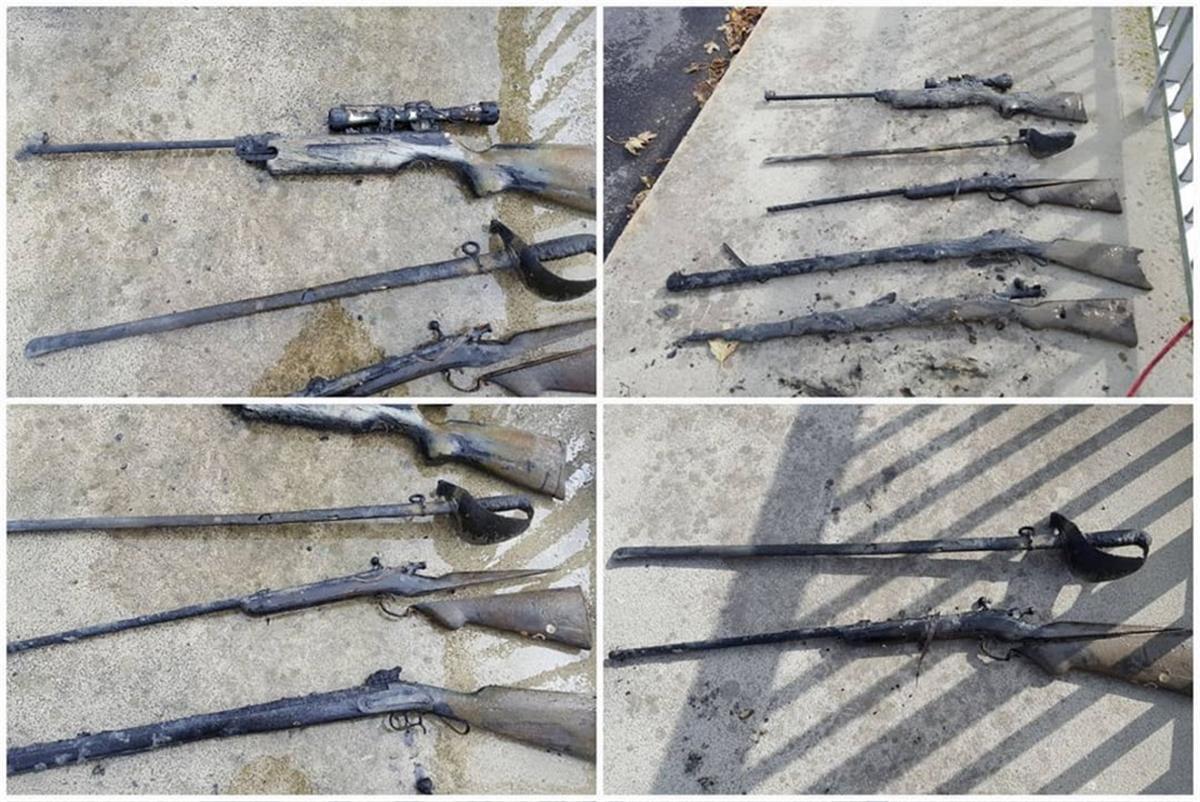 Fünf Waffen hat ein Nordenhamer in einem Graben bei Tossens gefunden.