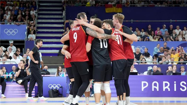 „Opa“ Grozer geht voran: Volleyballer im Viertelfinale Für die deutsche Mannschaft scheint nun viel möglich.