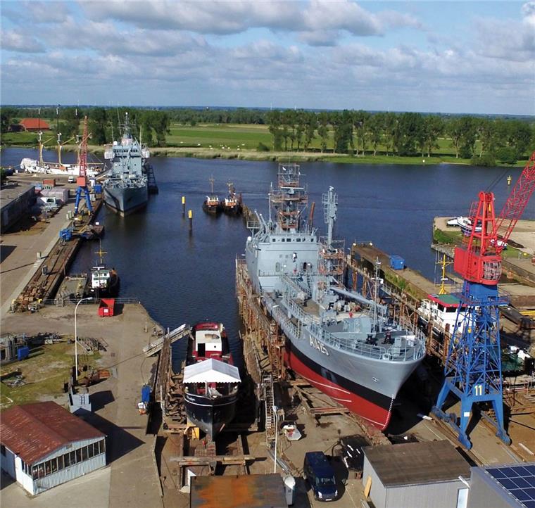 Für die insolvente Elsflether Werft wird ein neuer Eigner gesucht. 