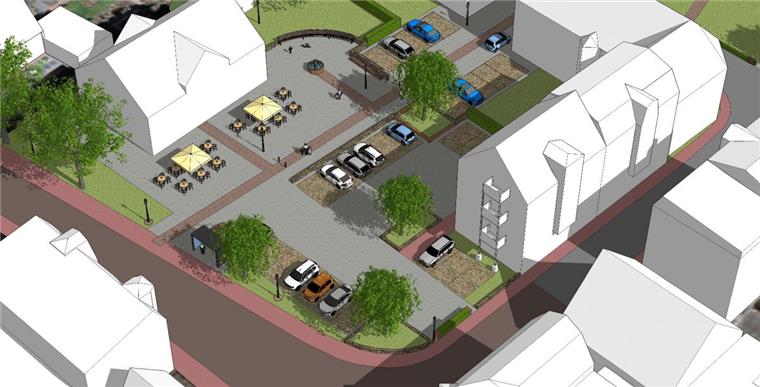 Rückschlag bei der Dorfplatz-Sanierung in Nordenham-Blexen Für die Sanierung der Blexer Dorfmitte hat die Stadt Fördergeld beantragt. Doch der Antrag ist nicht bewilligt worden.
