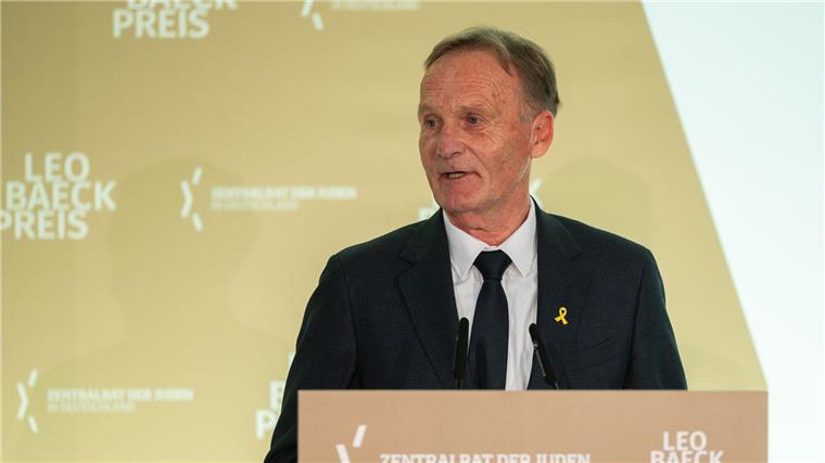 „Größte Ehre“: BVB-Chef Watzke erhält Leo-Baeck-Preis Für Hans-Joachim Watzke ist die Auszeichnung die „größte Ehre seines Lebens“