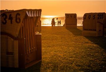 Strandkorb, Wurster Nordseeküste, Landkreis Cuxhaven