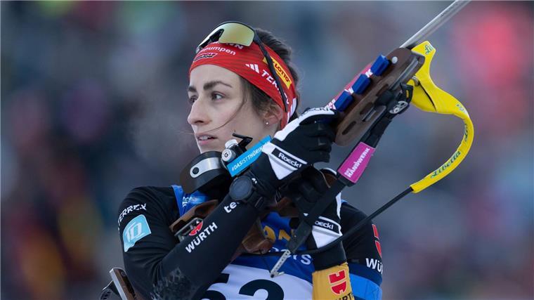 Für Vanessa Voigt ist die Biathlon-Saison krankheitsbedingt vorbei.