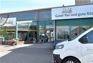 Der Eingang des Fahrradcenter Meyer's.