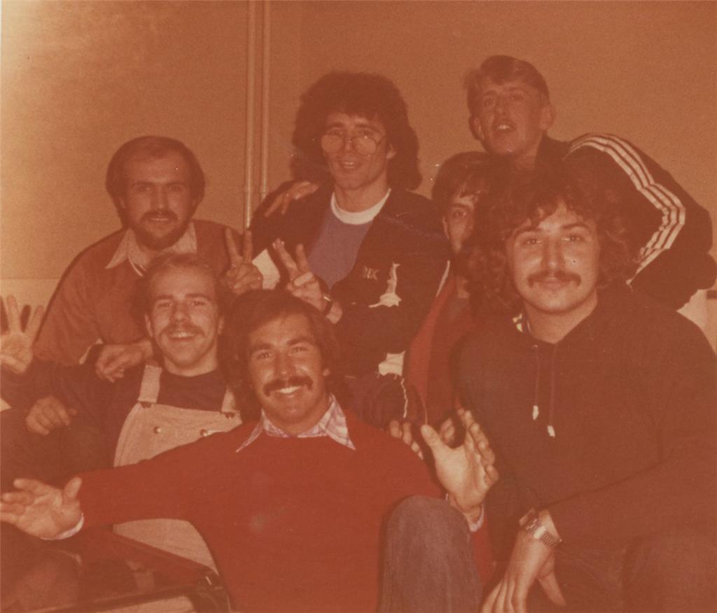 Fußball trifft Eishockey bei der Sportgala Bremerhaven 1979 in der Stadthalle. H...