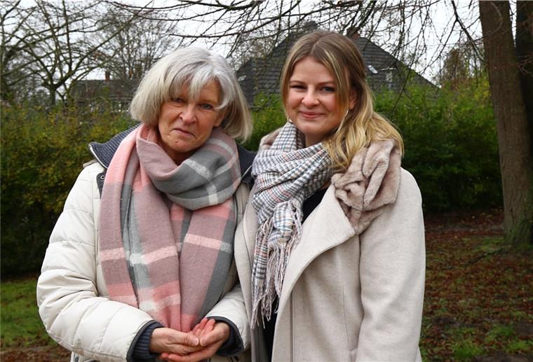 Hilfe klappt auch ohne Worte Gabriele Schätzel-Petschulat aus Stollhamm und ihre Tochter Theresa Petschulat begleiten seit vielen Jahren Flüchtlinge in Butjadingen.