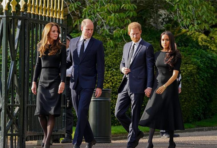 Galten einst als Traum-Quartett: Kate und William mit Harry und Meghan. (Archivbild)
