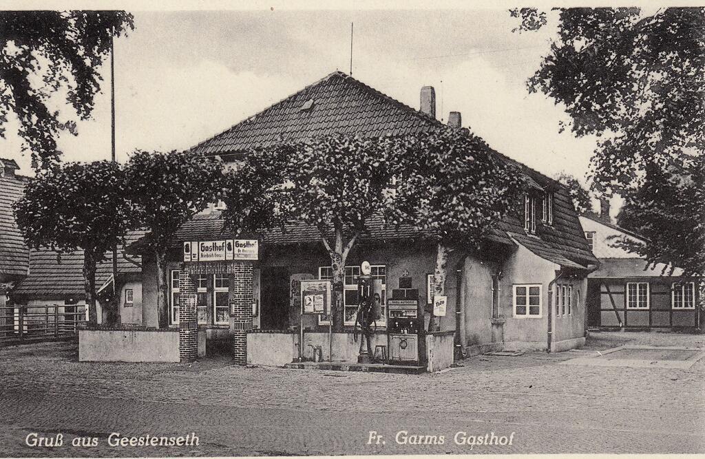 Gasthaus Garms in den 50er-Jahren.