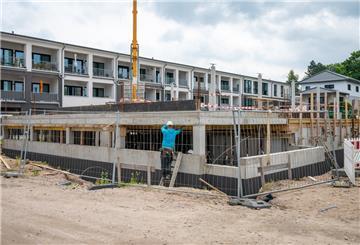 Gebaut wird zurzeit auch an der Energiezentrale mit zusätzlichem Parkdeck. 