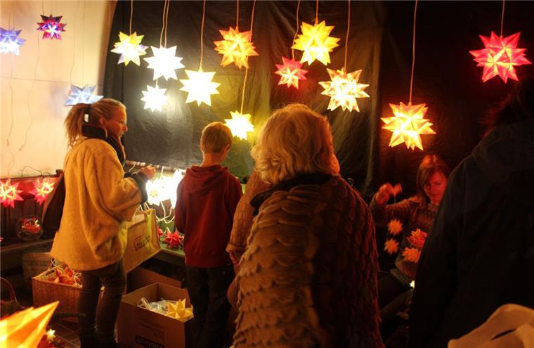 Gefühlvoll, stimmungsvoll: Weihnachtsmarkt in Debstedt.