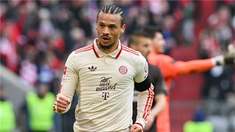 Viel Lob für fleißigen Leroy Sané Gegen den FC Sankt Pauli traf Leroy Sané gleich zweimal.