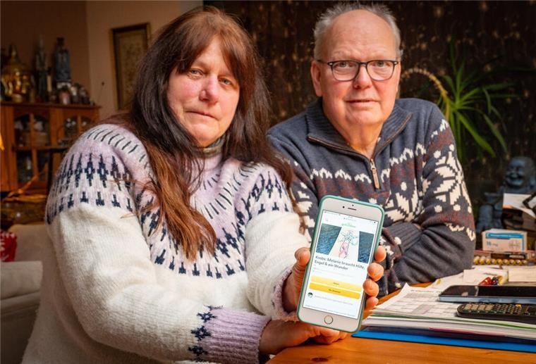 Neues Leben in Trümmern: Langener starten Spenden-Kampagne für krebskranke Freundin Bettina Hoffmann und Heiko Lehn