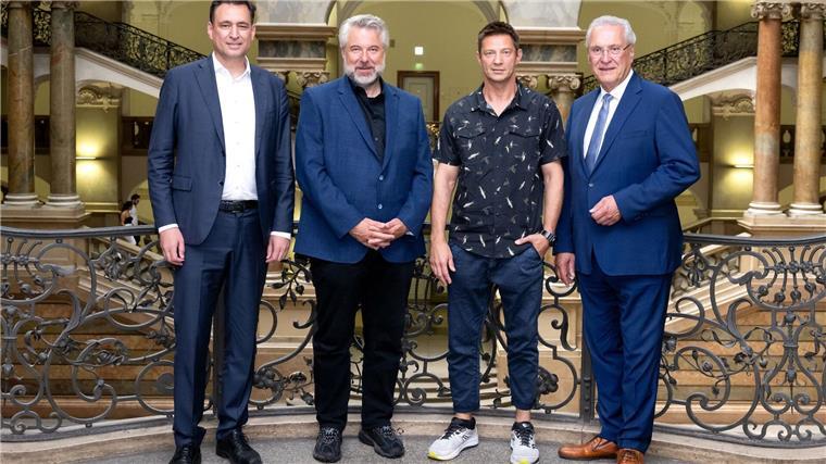Gemeinsamer Auftritt im Justizpalast