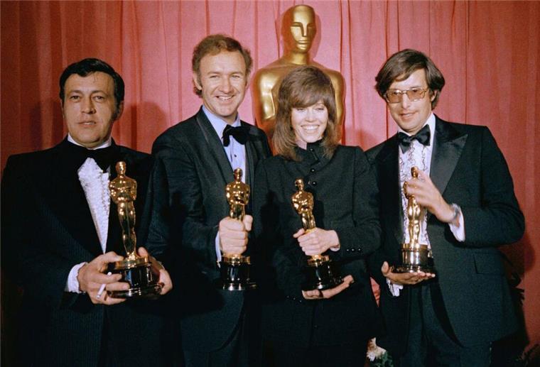 Gene Hackman (zweiter von links.) holte seinen ersten Oscar für seine Hauptrolle in dem Thriller „The French Connection“. (Archivbild)
