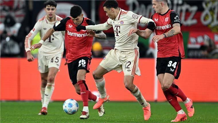 Gerade noch in der Bundesliga, nun in der Champions League: Bayer gegen Bayern.