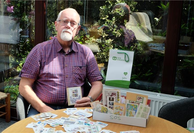 Bremerhavener sammelt Briefmarken für Kinderdörfer Gerd Klütemeyer sammelt in Bremerhaven und umzu für den guten Zweck kiloweise Briefmarken.