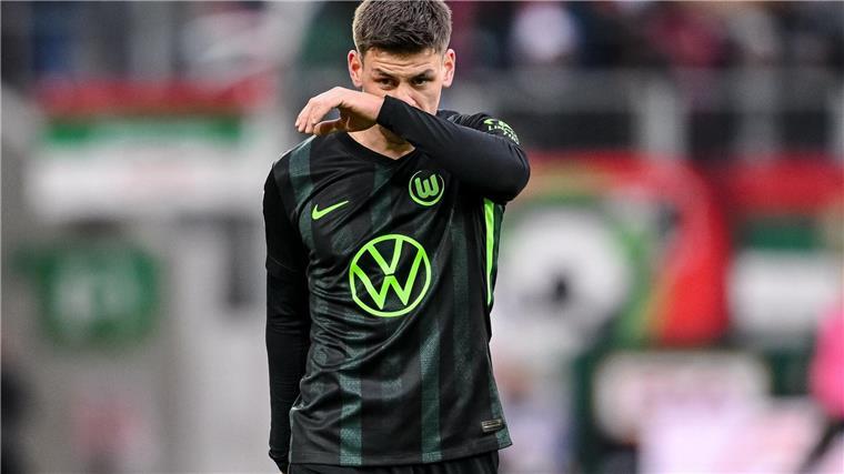 Trainingsstreit in Wolfsburg: „Kommt im Fußball vor“ Geriet mit Stürmer Mohamed Amoura aneinander: VfL Wolfsburgs Joakim Maehle.