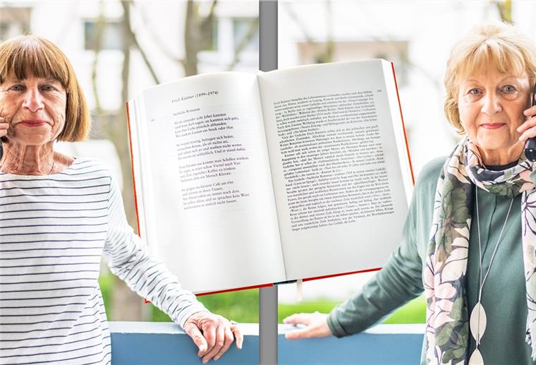 Telekonferenz mal anders: Gedichte verbinden in Coronazeiten Geschichten gegen Langeweile in der Corona-Zeit. Rose Kruse und Marlene Pässler lesen sich zur Erheiterung übers Telefon regelmäßig Gedichte vor.