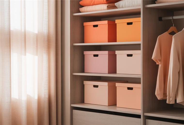 Perfekte Ordnung - Warum ein aufgeräumtes Schlafzimmer für besseren Schlaf sorgt Geschlossene Stauraumlösungen, Möbel in hellen, ruhigen Farben und schlichen Designs, natürliche Materialien und dezente Beleuchtung unterstreichen die beruhigende Wirkung.