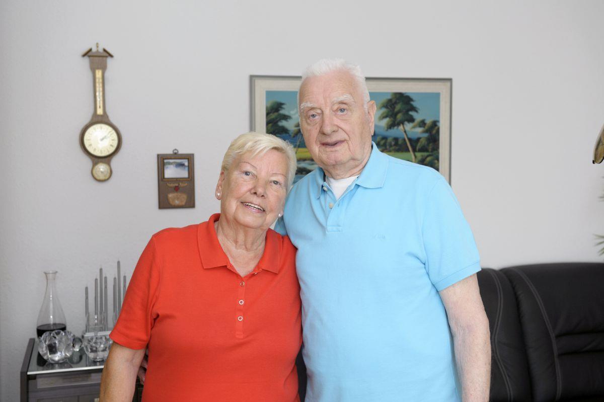 60 Jahre lang ein Paar Gisela und Karl Heinz Aven feiern heute Diamantene Hochzeit.
