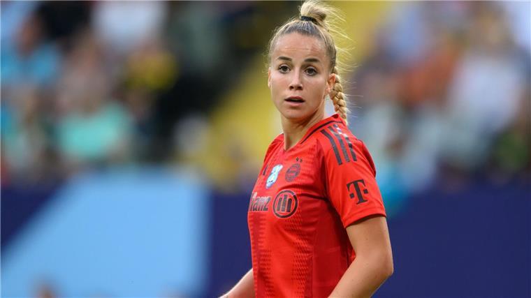 Giulia Gwinn hat im Spiel bei eintracht Frankfurt einen Zahn verloren.