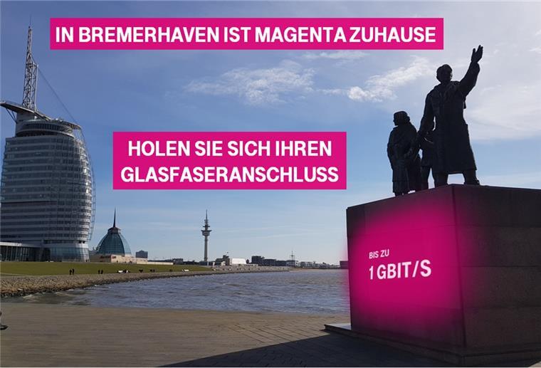 Glasfaser für Bremerhaven: rund 5.800 Haushalte sollen im Jahr 2021 schnelles Internet bekommen.