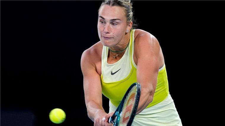 Sabalenka und Keys spielen um Titel bei Australian Open Greift erneut nach der Trophäe bei den Australian Open: Aryna Sabalenka