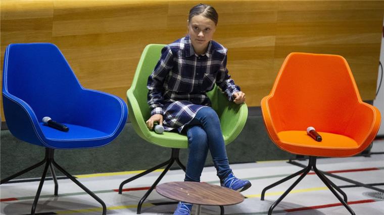 UN-Klimagipfel in New York mit Merkel und Thunberg Greta Thunberg, Umweltaktivistin aus Schweden, wird in New York eine Ansprache halten.
