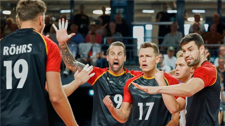 Revanche: Deutsche Volleyballer gewinnen knappes Testspiel Grozer begann stark.