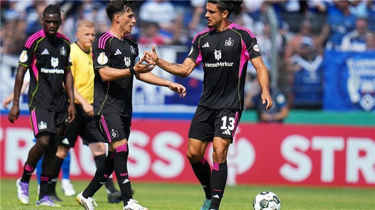 Guilherme Ramos (r.) rettete den HSV in die Verlängerung 