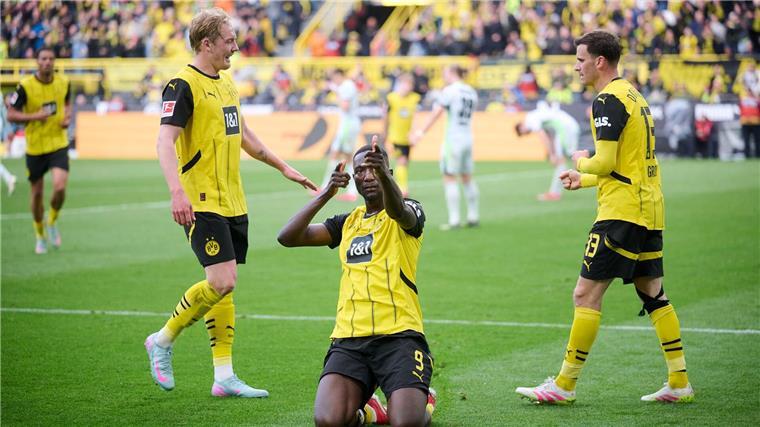 BVB auf dem Weg zum Happy End: 4:0 gegen Wolfsburg Guirassy ebnete dem BVB mit seinen Toren den Weg zum Sieg