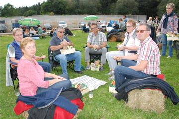 Gute Stimmung auf dem Bauernhof-Viehling  auf Reiterhof Kahrs in Wehden. Foto: F...